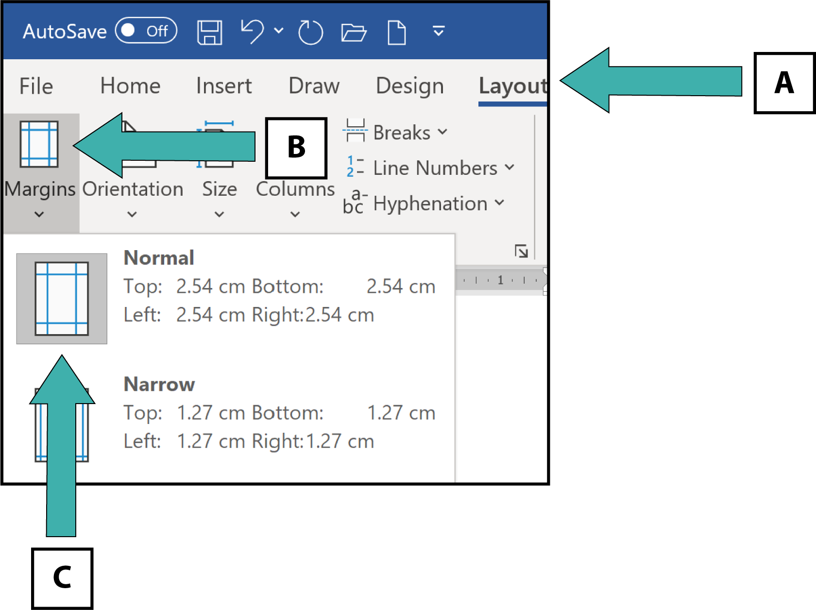 Apa Margin Size